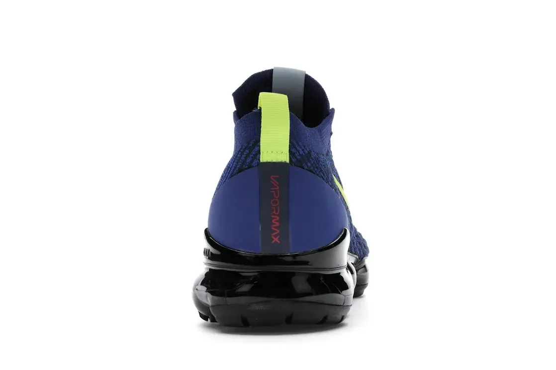 Фото № 4 с приближением к товару «‎Nike Air VaporMax Flyknit 3 Deep Royal Volt»