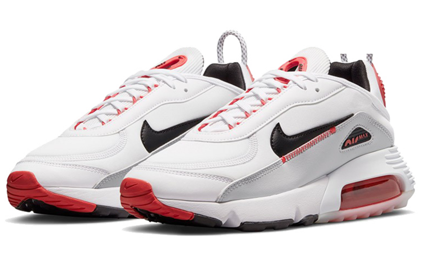 Фото № 2 с приближением к товару «‎Nike Wmns Air Max 2090 Sneakers WhiteBlackRed»