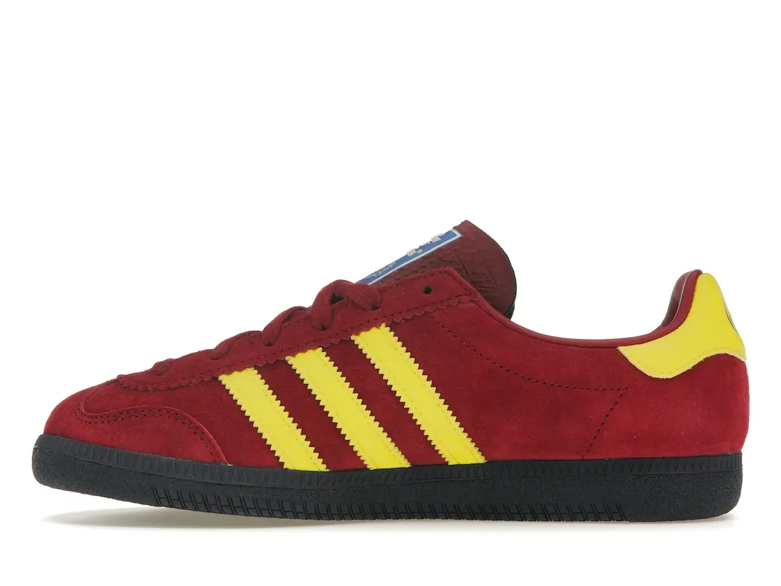 Фото № 3 с приближением к товару «‎adidas Warszawa SPZL Noble Maroon Bright Yellow»