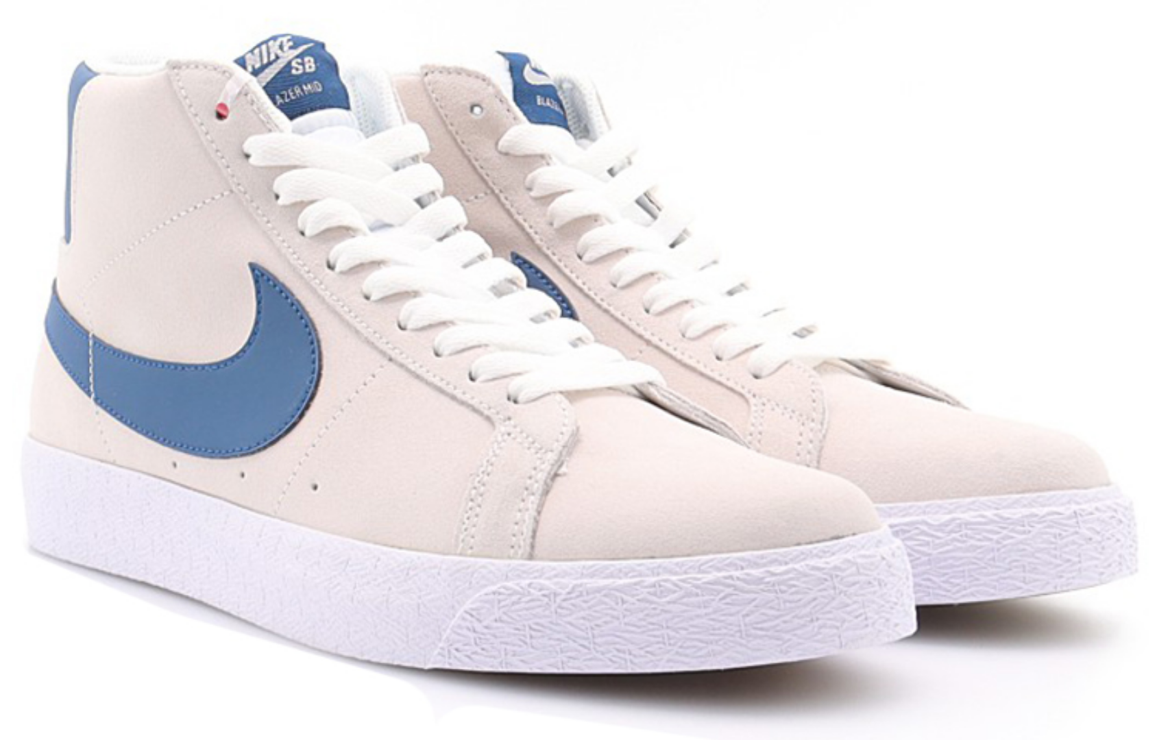 Фото № 3 с приближением к товару «‎Nike SB Blazer Mid WhiteBlue»