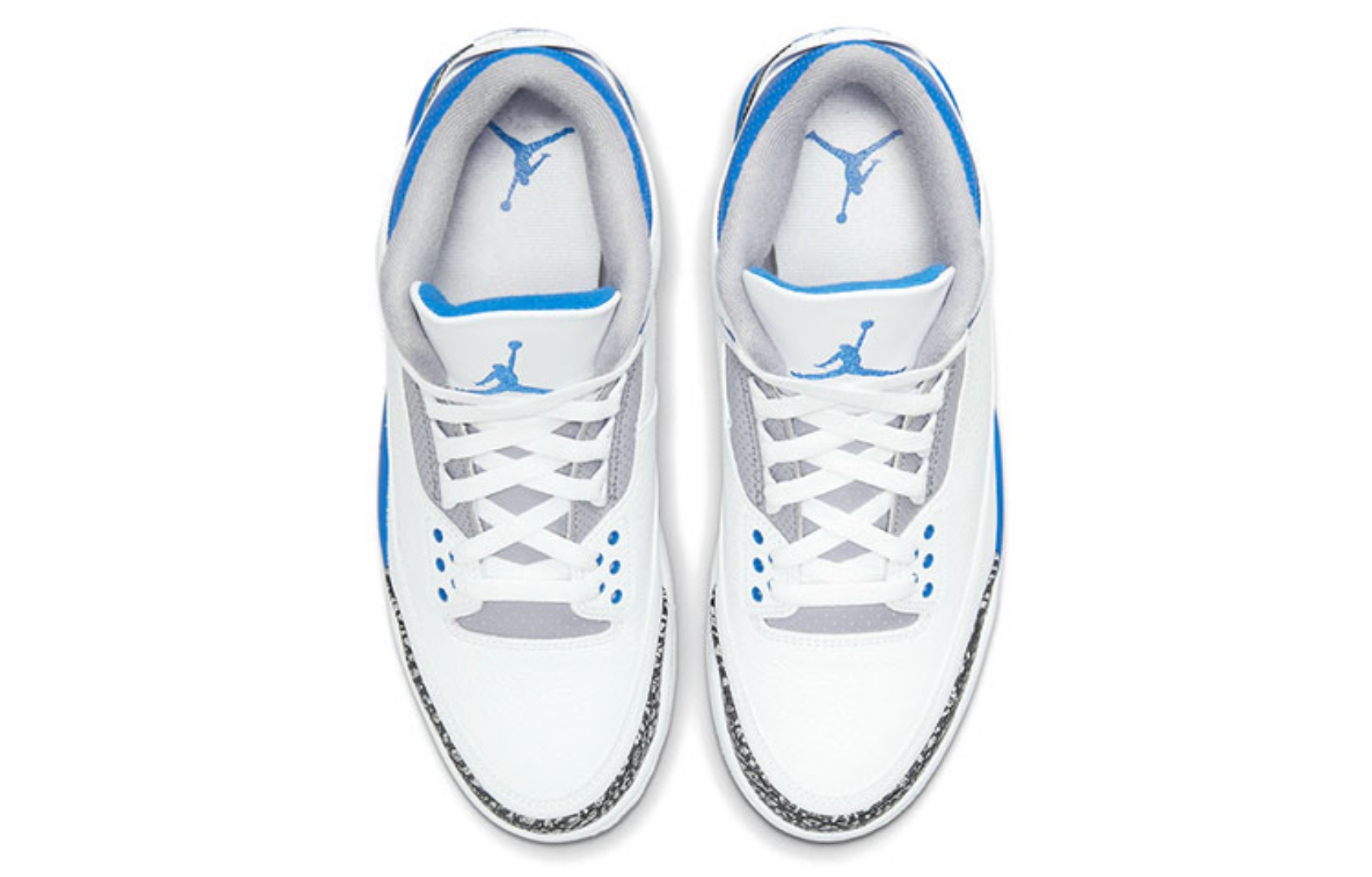 Фото № 4 с приближением к товару «‎Air Jordan 3 "Racer Blue" WhiteBlue»