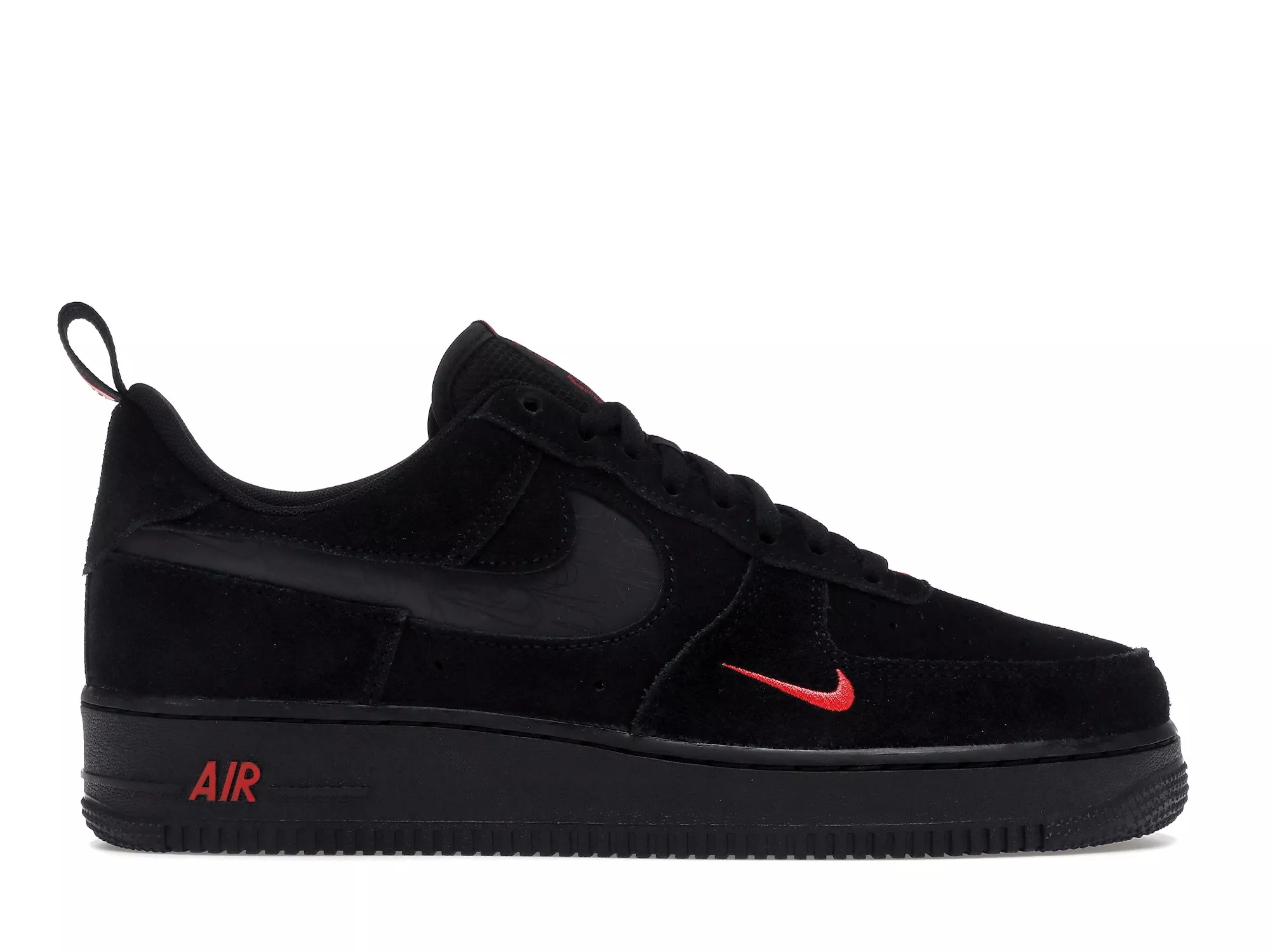 Фото № 1 с приближением к товару «‎Nike Air Force 1 Low Multi-Swoosh Black Crimson»