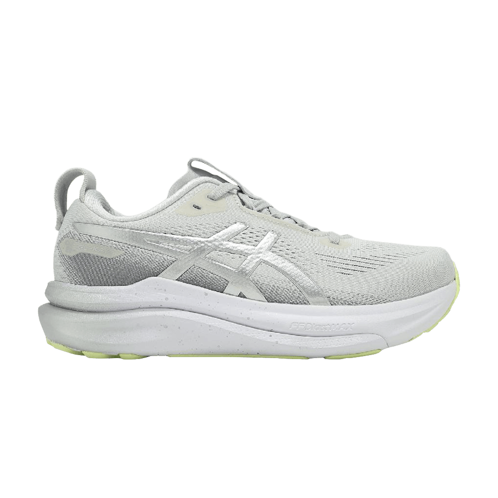 ASICS Women's Gel Kayano 33 Platinum Platinum Glow Green