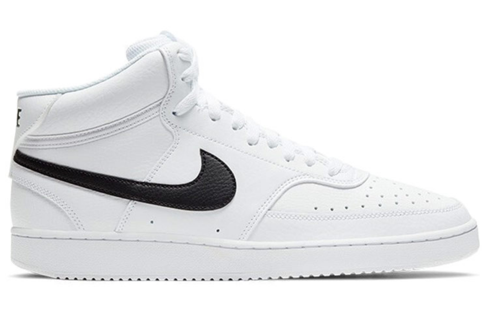 Фото № 2 с приближением к товару «‎Nike Court Vision Mid WhiteBlack»