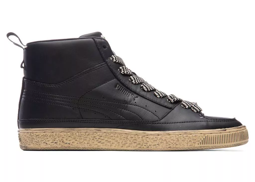 Фото № 1 с приближением к товару «‎Puma Suede Mid Rhuigi Distressed Black»