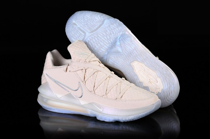 Фото № 4 с приближением к товару «‎Nike Lebron 17 Low Basketball Shoes Light CreamMulti-Color»