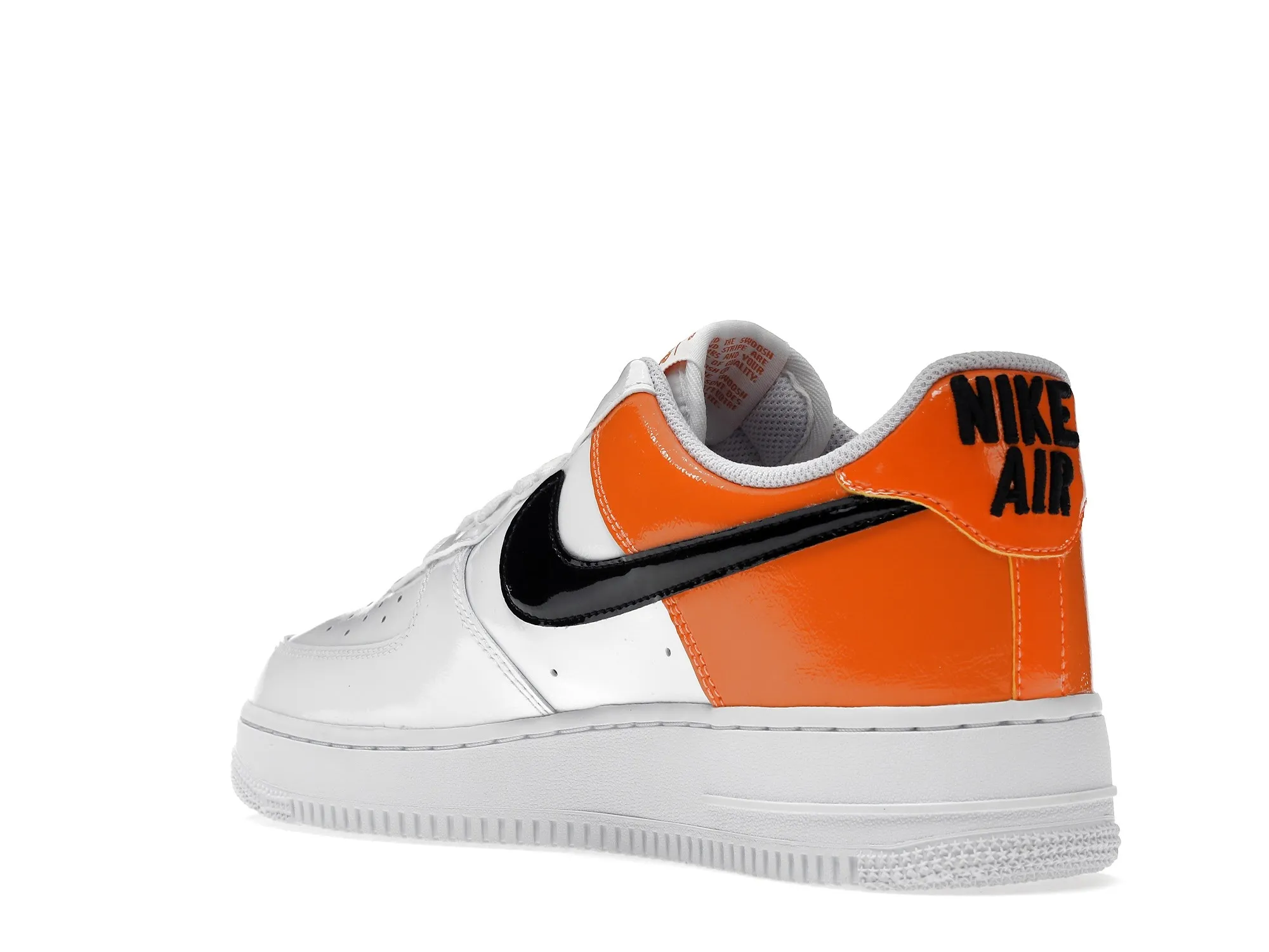 Фото № 6 с приближением к товару «‎Nike Air Force 1 Low 07 Essential White/Brilliant Orange »