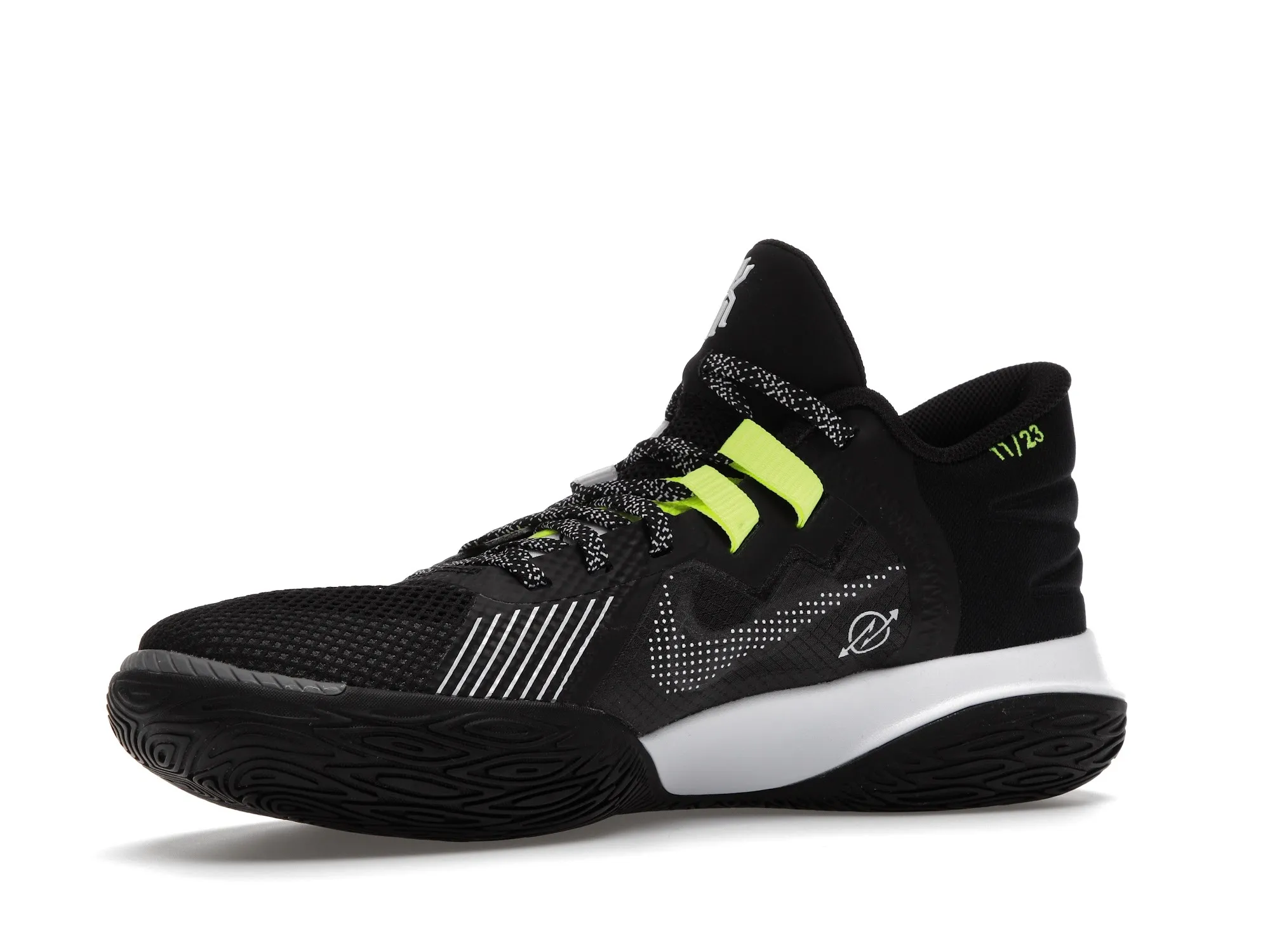 Фото № 2 с приближением к товару «‎Nike Kyrie Flytrap V Black Cool Grey Volt»