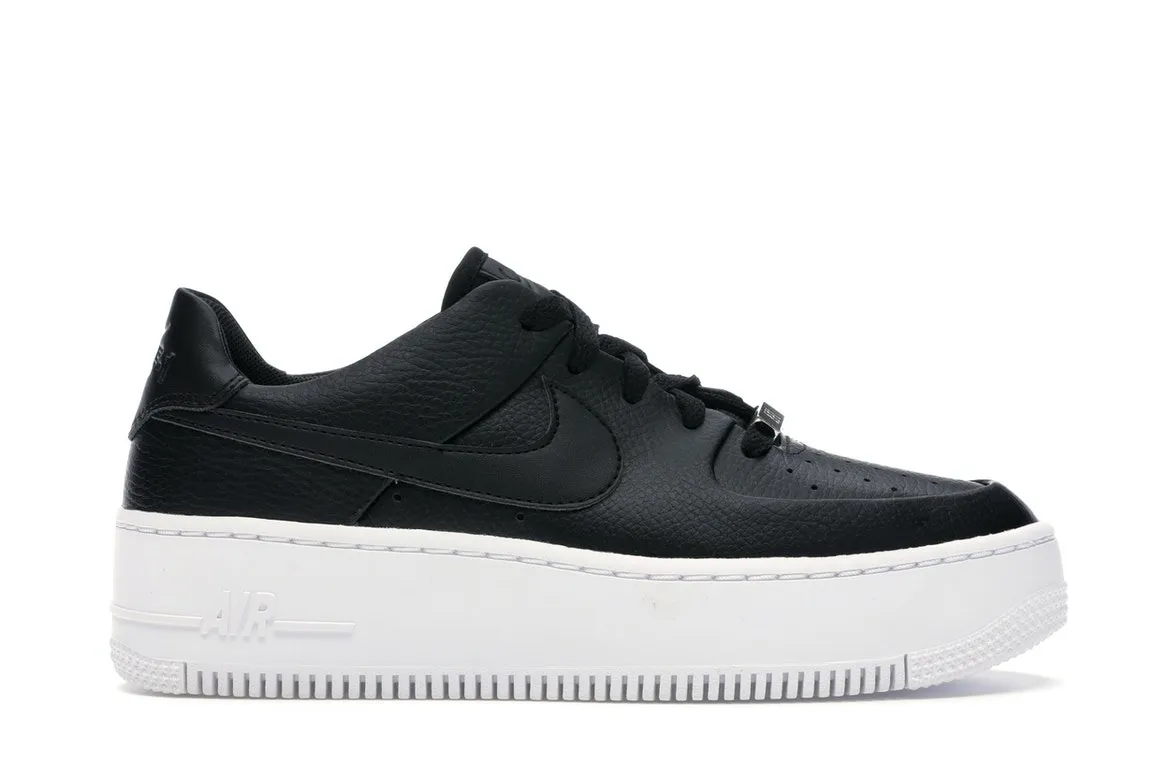 Фото № 1 с приближением к товару «‎Nike Air Force 1 Sage Low Black White »
