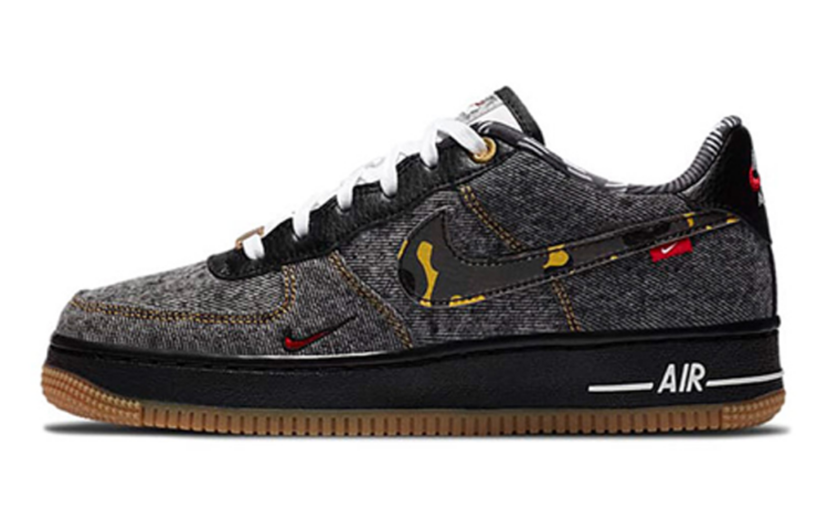 Фото № 1 с приближением к товару «‎Nike Air Force 1 LV8 GS 'Remix Black'»