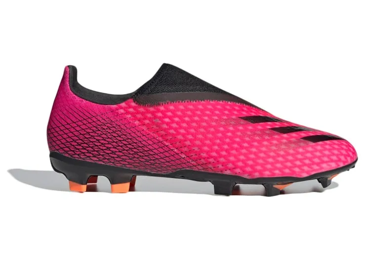 Фото № 1 с приближением к товару «‎adidas X Ghosted 3 Laceless FG Shock Pink»
