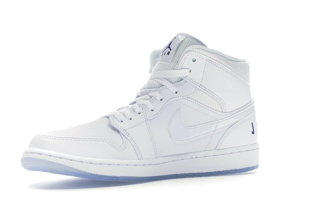 Фото № 3 с приближением к товару «‎Jordan 1 Mid Pure White»