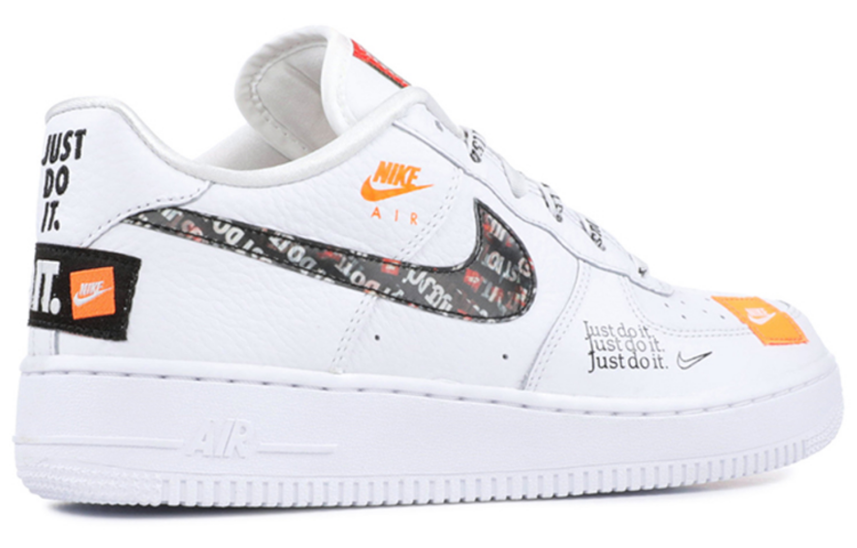 Фото № 3 с приближением к товару «‎Nike Air Force 1 Low Just Do It Pack Skate shoes whiteblack»