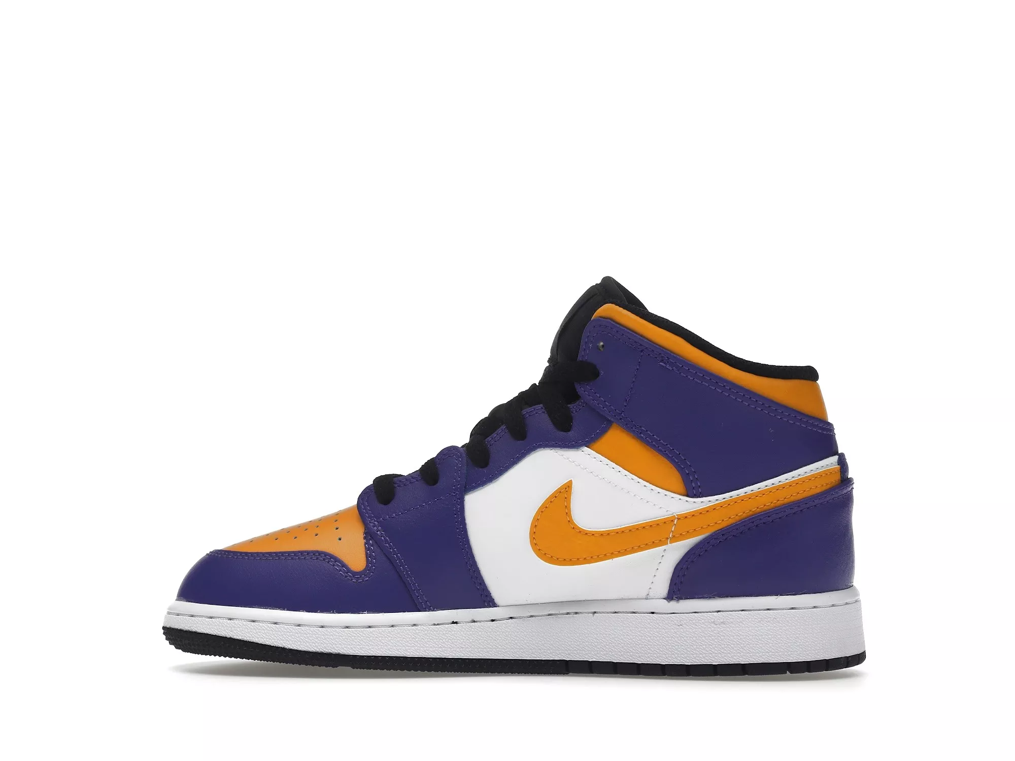Фото № 3 с приближением к товару «‎Jordan 1 Mid Lakers (2022) »