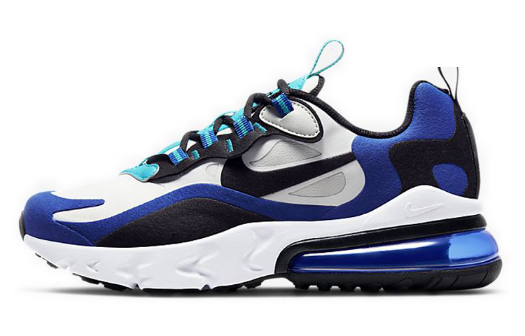 Фото № 1 с приближением к товару «‎Nike Air Max 270 React GS 'Oracle Aqua Blue'»