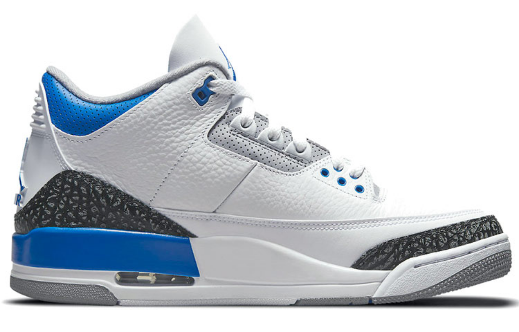 Фото № 2 с приближением к товару «‎Air Jordan 3 "Racer Blue" WhiteBlue»