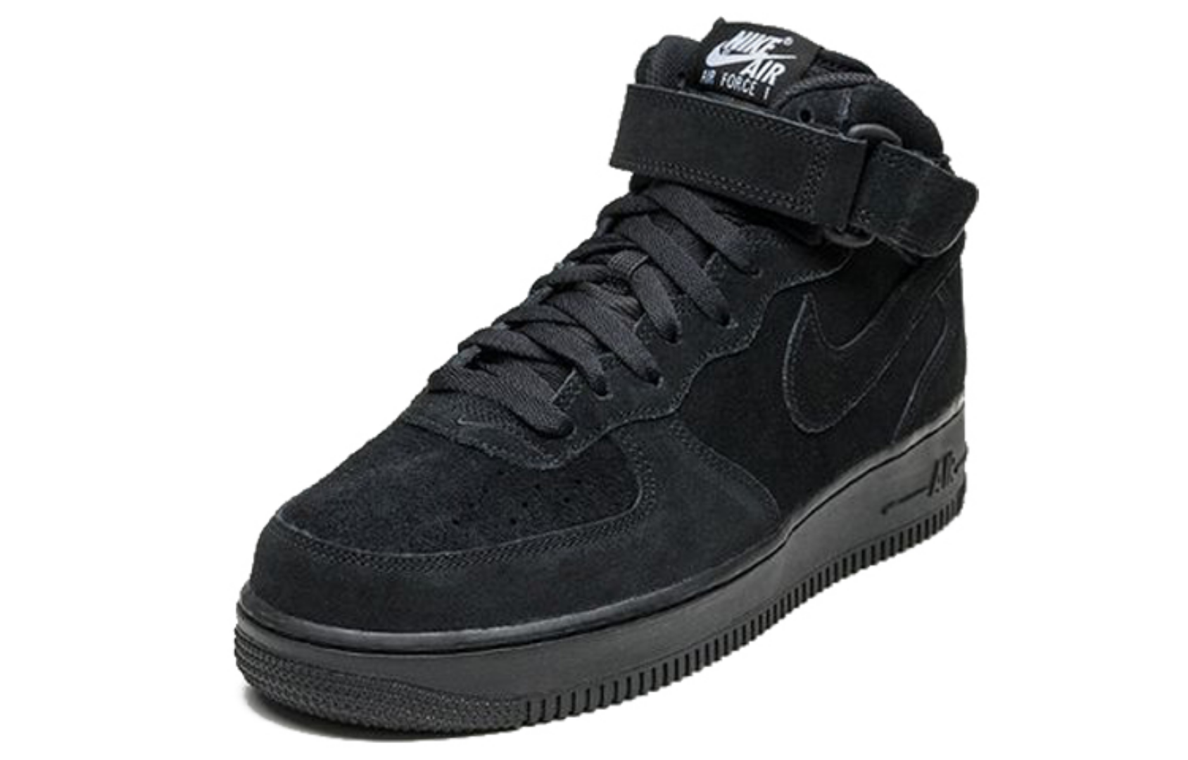 Фото № 2 с приближением к товару «‎Nike Air Force 1 Mid '07 Black»