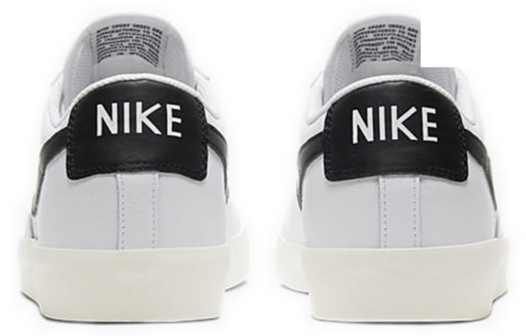 Фото № 4 с приближением к товару «‎General Nike Blazer low Skate shoes "Leather White"»