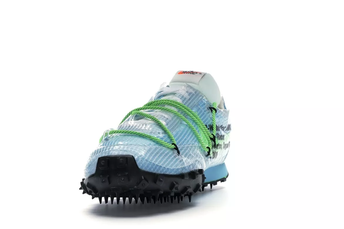 Фото № 5 с приближением к товару «‎Nike Waffle Racer Off-White Vivid Sky »