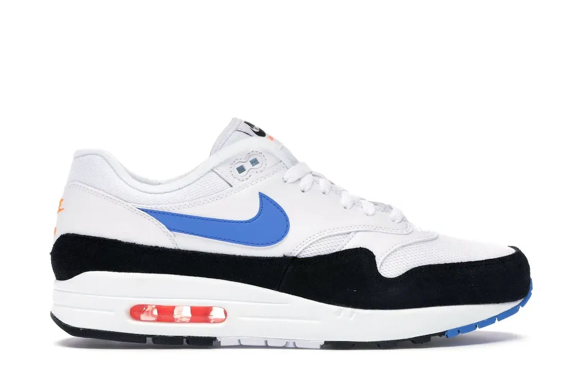 Фото № 1 с приближением к товару «‎Nike Air Max 1 White Photo Blue Black»