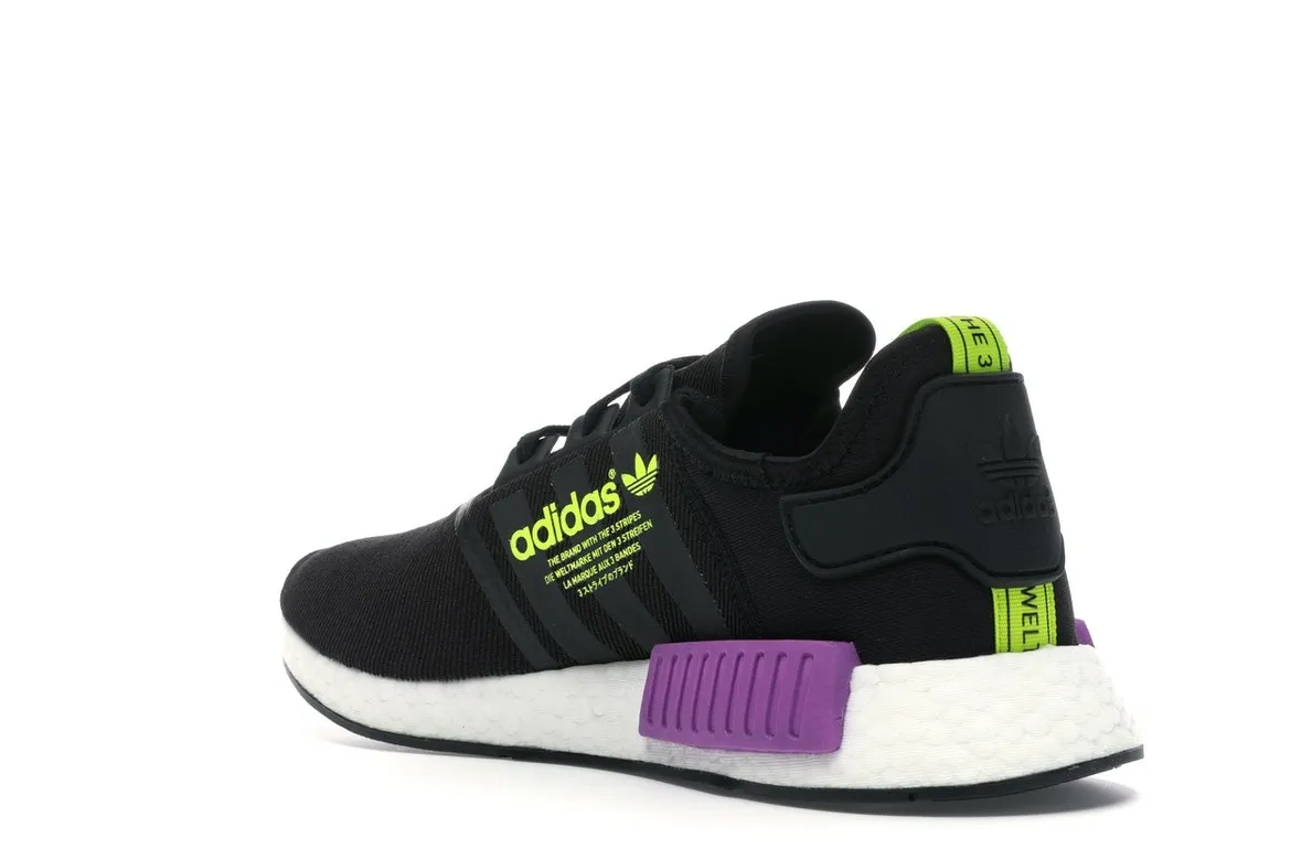 Фото № 5 с приближением к товару «‎adidas NMD R1 Core Black Shock Purple»