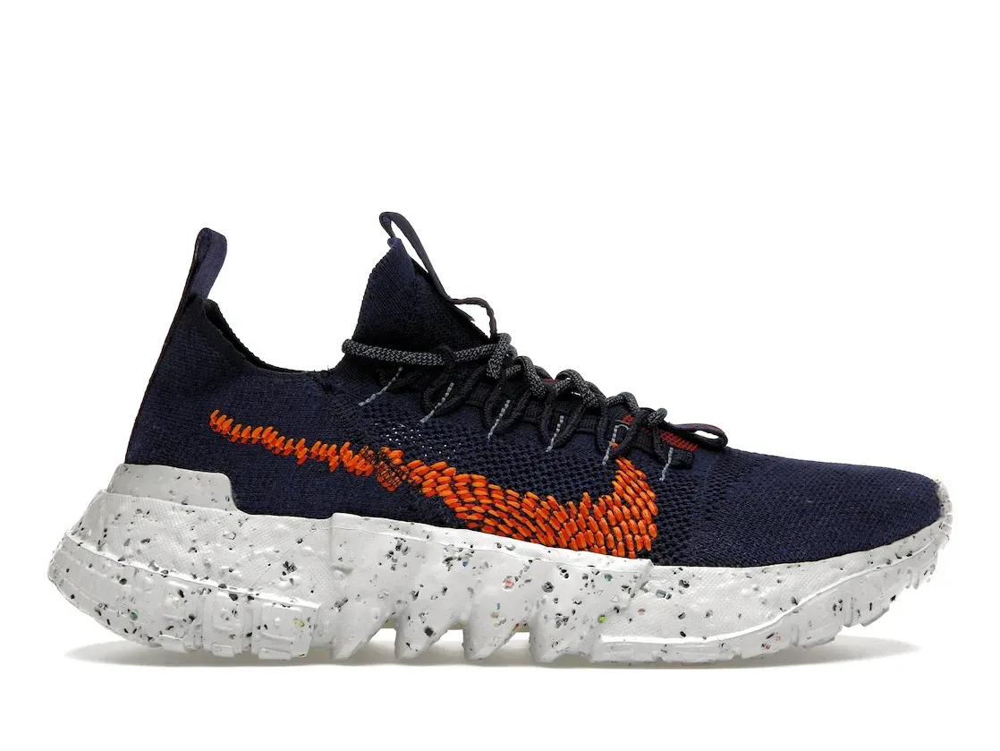 Фото № 1 с приближением к товару «‎Nike Space Hippie 01 Navy Orange»