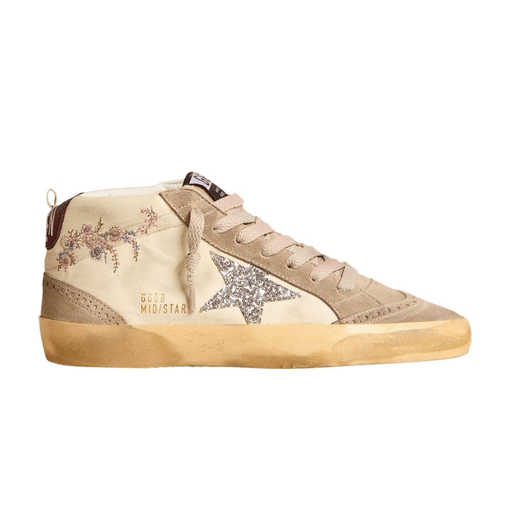 Golden Goose Women's Mid Star Floral Embroidery