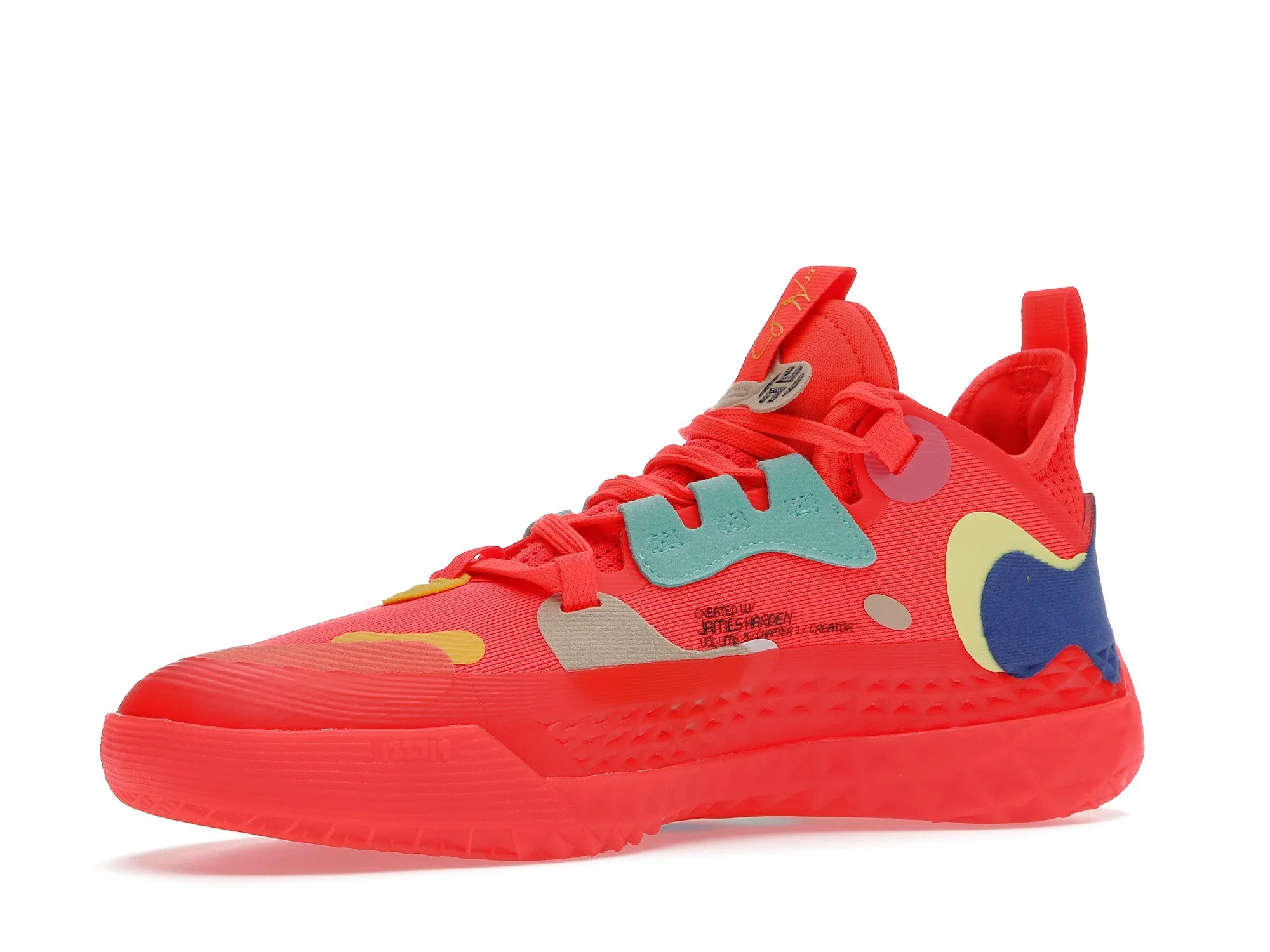 Фото № 3 с приближением к товару «‎adidas Harden Vol. 5 Solar Red»