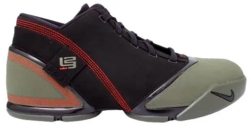 Фото № 1 с приближением к товару «‎Nike LeBron 5 Black Army Olive»
