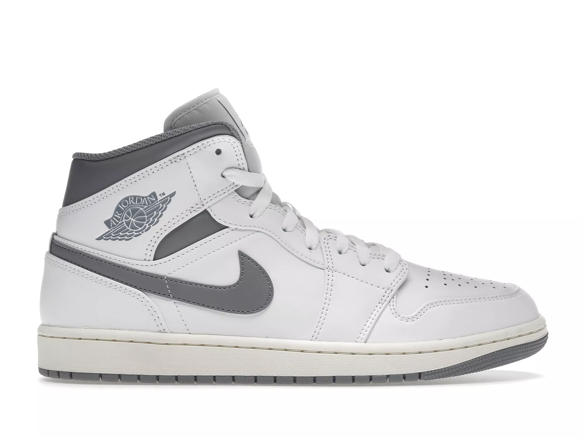 Фото № 1 с приближением к товару «‎Air Jordan 1 Mid Neutral Grey»
