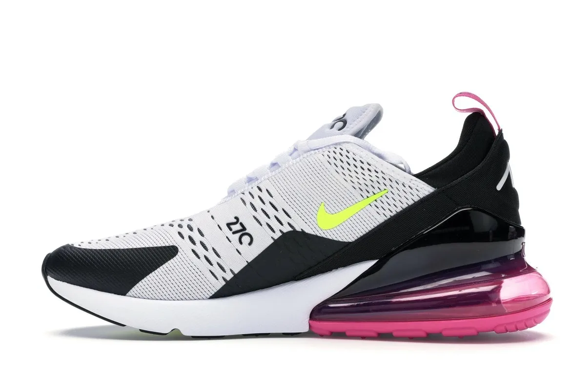 Фото № 6 с приближением к товару «‎Nike Air Max 270 White Black Fuchsia Volt»