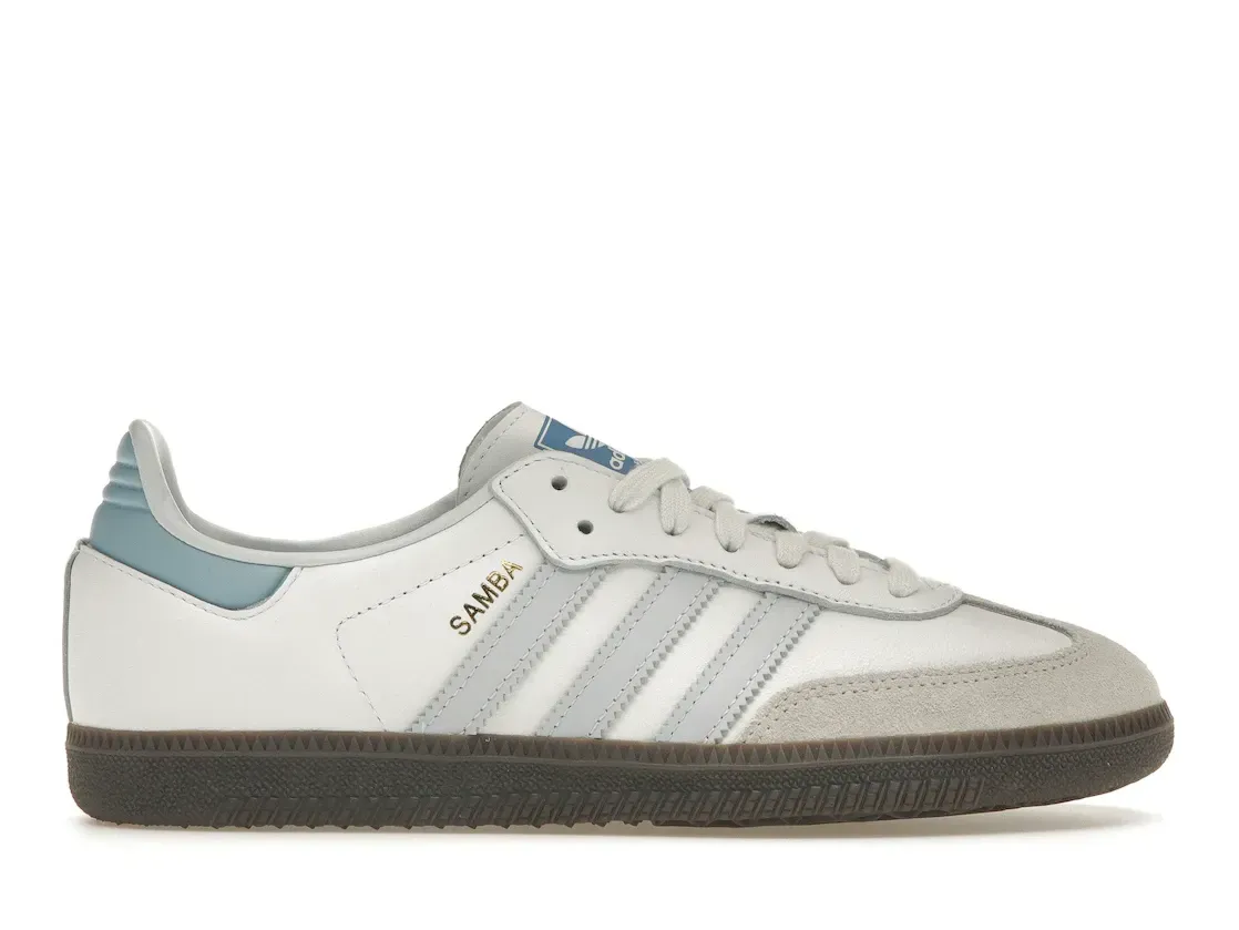Фото № 1 с приближением к товару «‎adidas Samba OG White Halo Blue»
