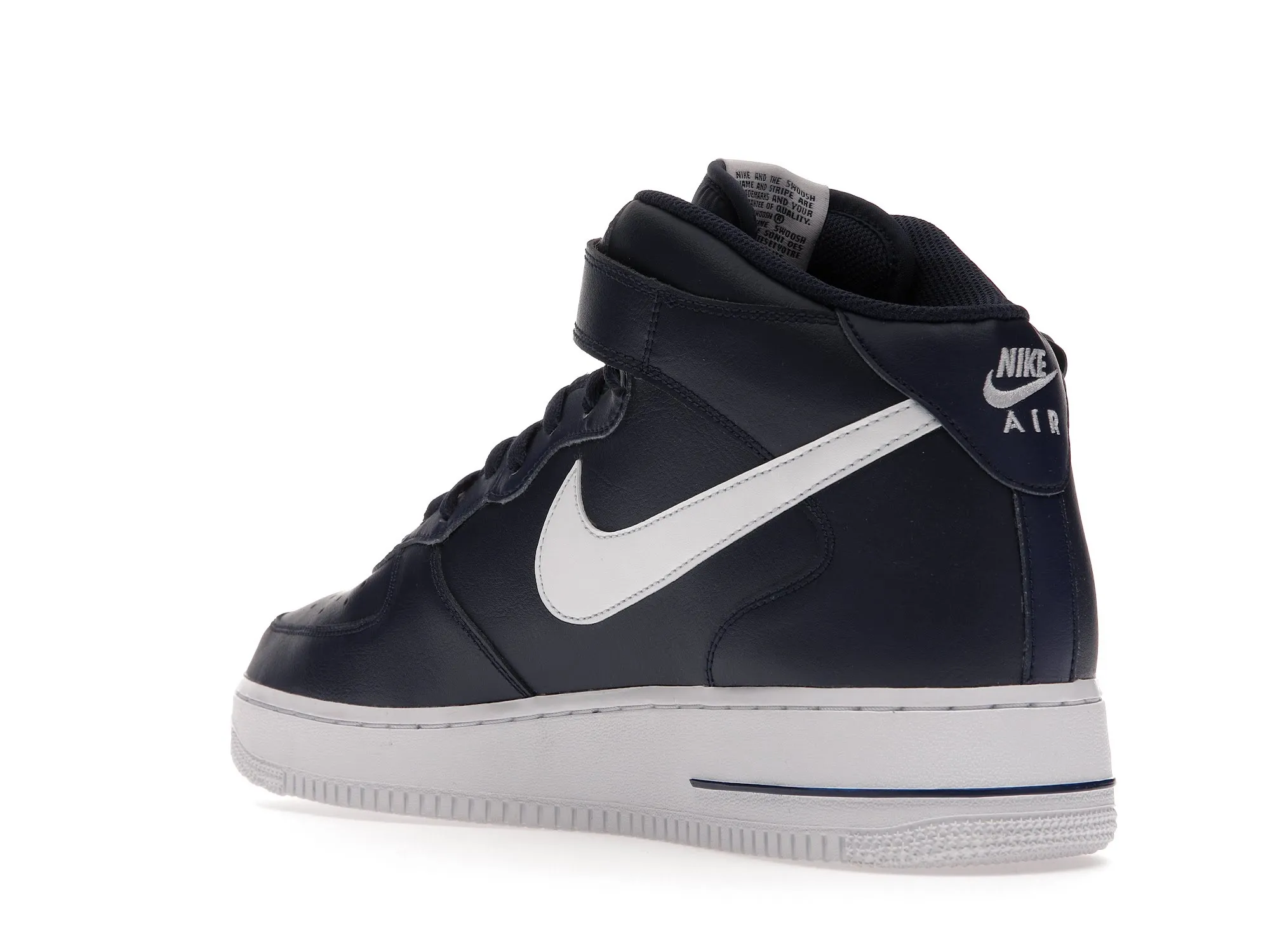 Фото № 6 с приближением к товару «‎Nike Air Force 1 Mid 07 Midnight Navy»