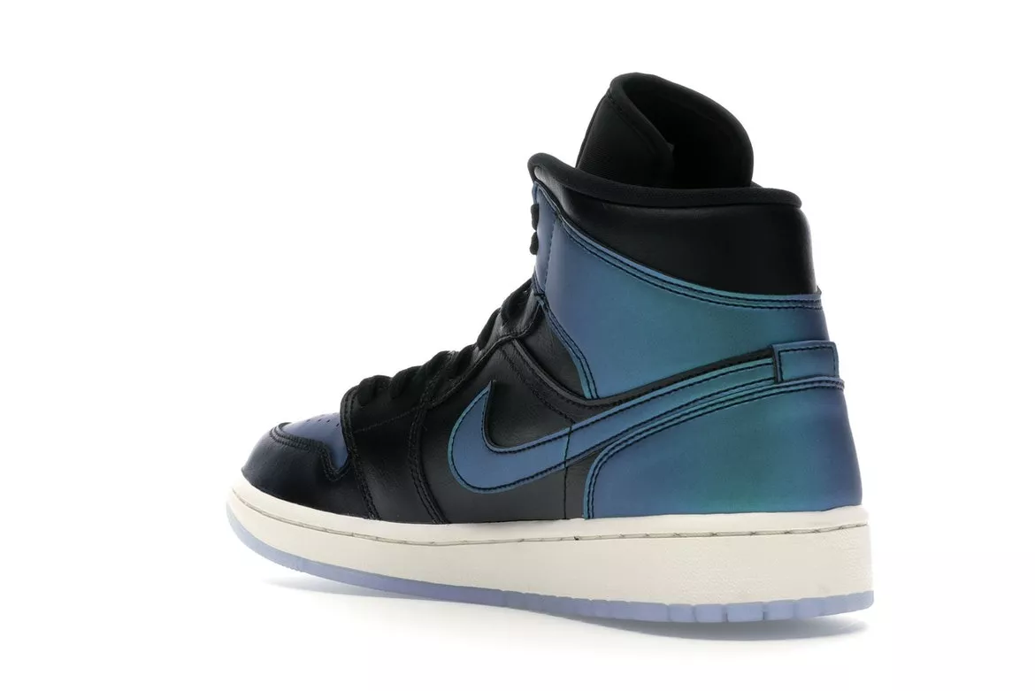 Jordan 1 clearance mid iridescent black