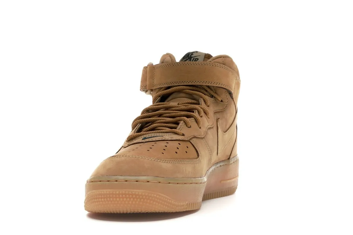 Фото № 2 с приближением к товару «‎Nike Air Force 1 Mid Flax (2014)»