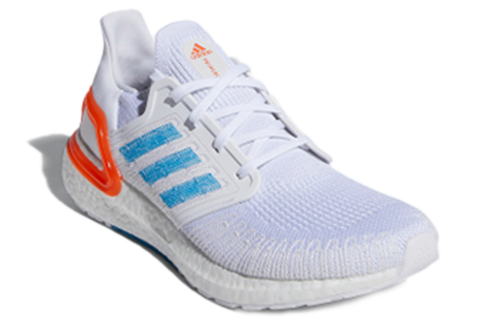 Фото № 3 с приближением к товару «‎adidas Ultraboost 20 Primeblue Running shoes whiteorangeblue»