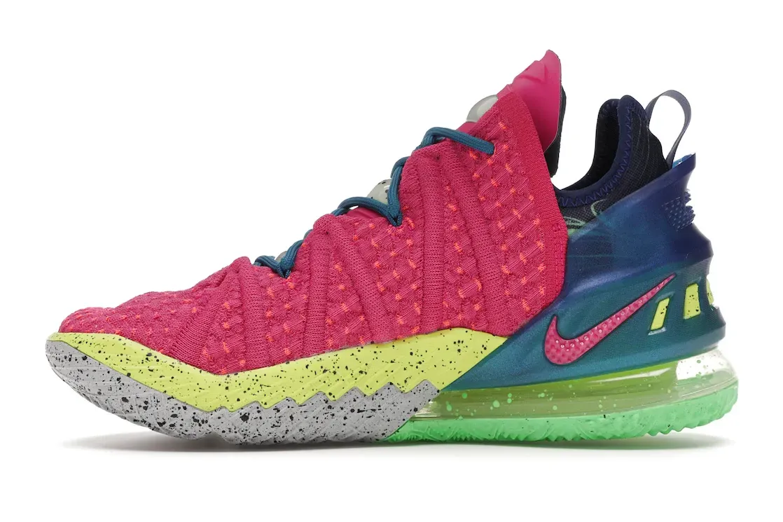 Фото № 3 с приближением к товару «‎Nike LeBron 18 Los Angeles By Night»