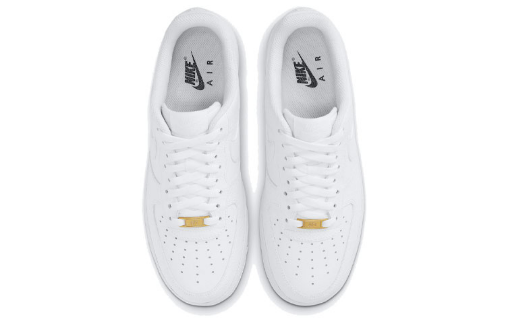 Фото № 3 с приближением к товару «‎Nike Air Force 1 Low Gold Buckle White»