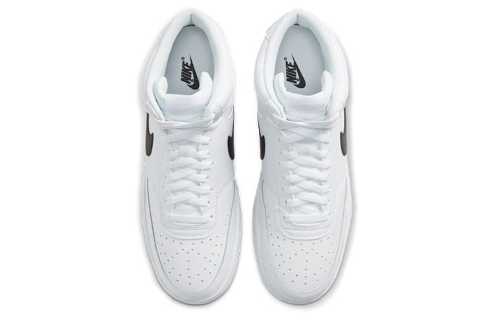 Фото № 4 с приближением к товару «‎Nike Court Vision Mid WhiteBlack»