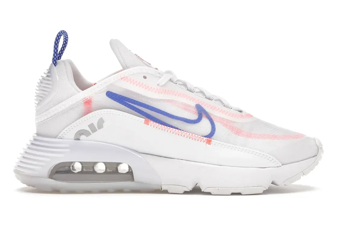 Фото № 1 с приближением к товару «‎Nike Air Max 2090 White Flash Crimson Racer Blue »