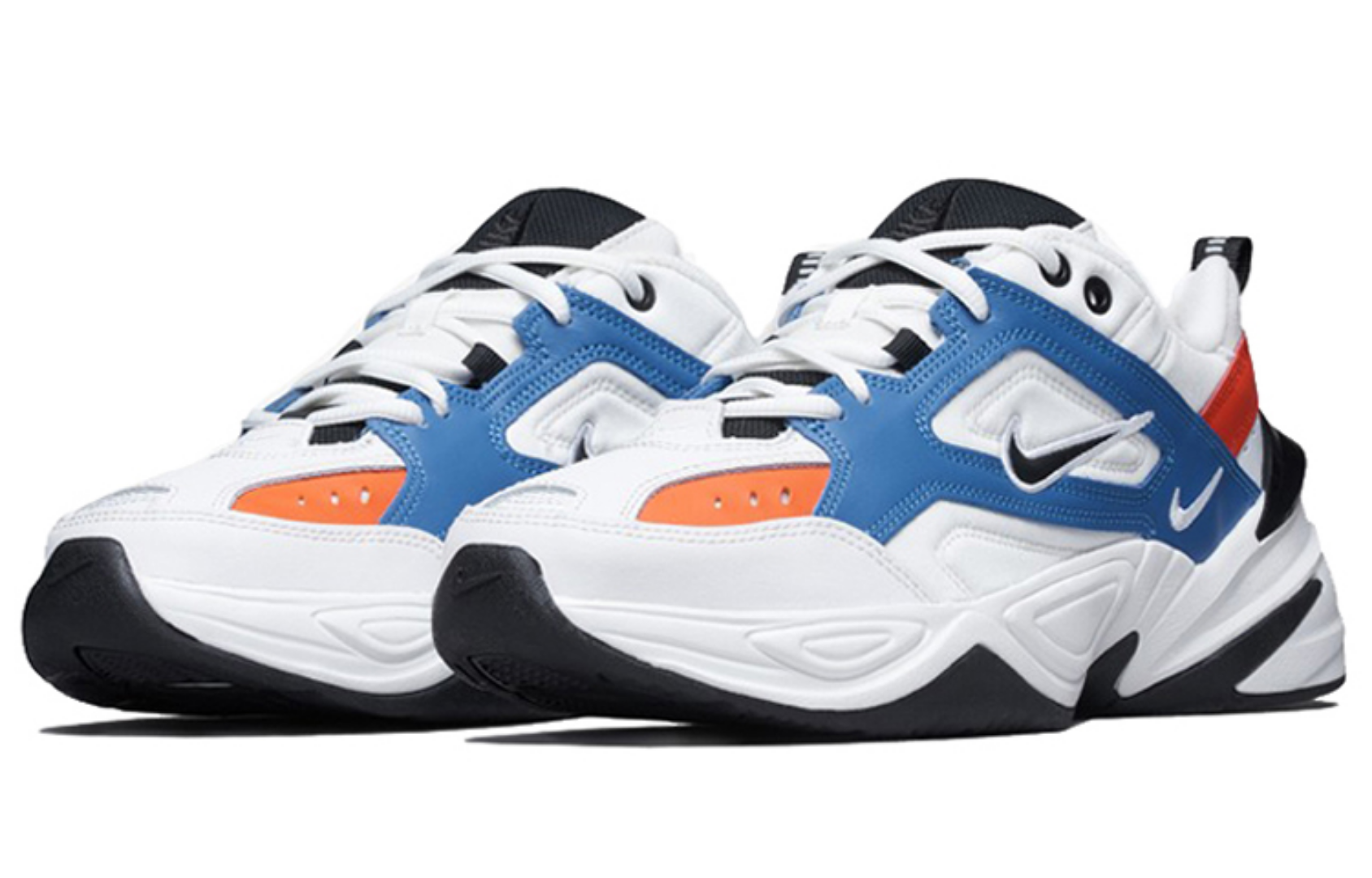 Фото № 2 с приближением к товару «‎Nike M2K Tekno Daddy shoes Whitebluered»