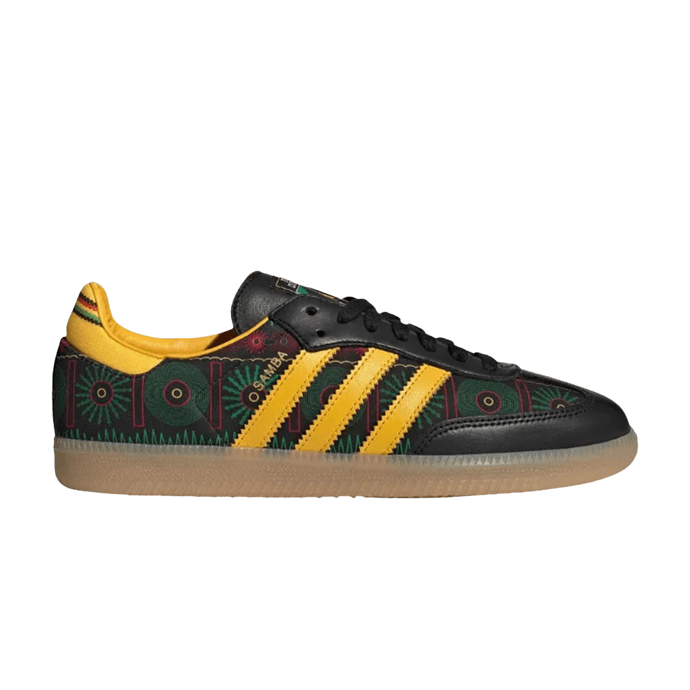 Bob Marley x adidas Samba Black Yellow Gum