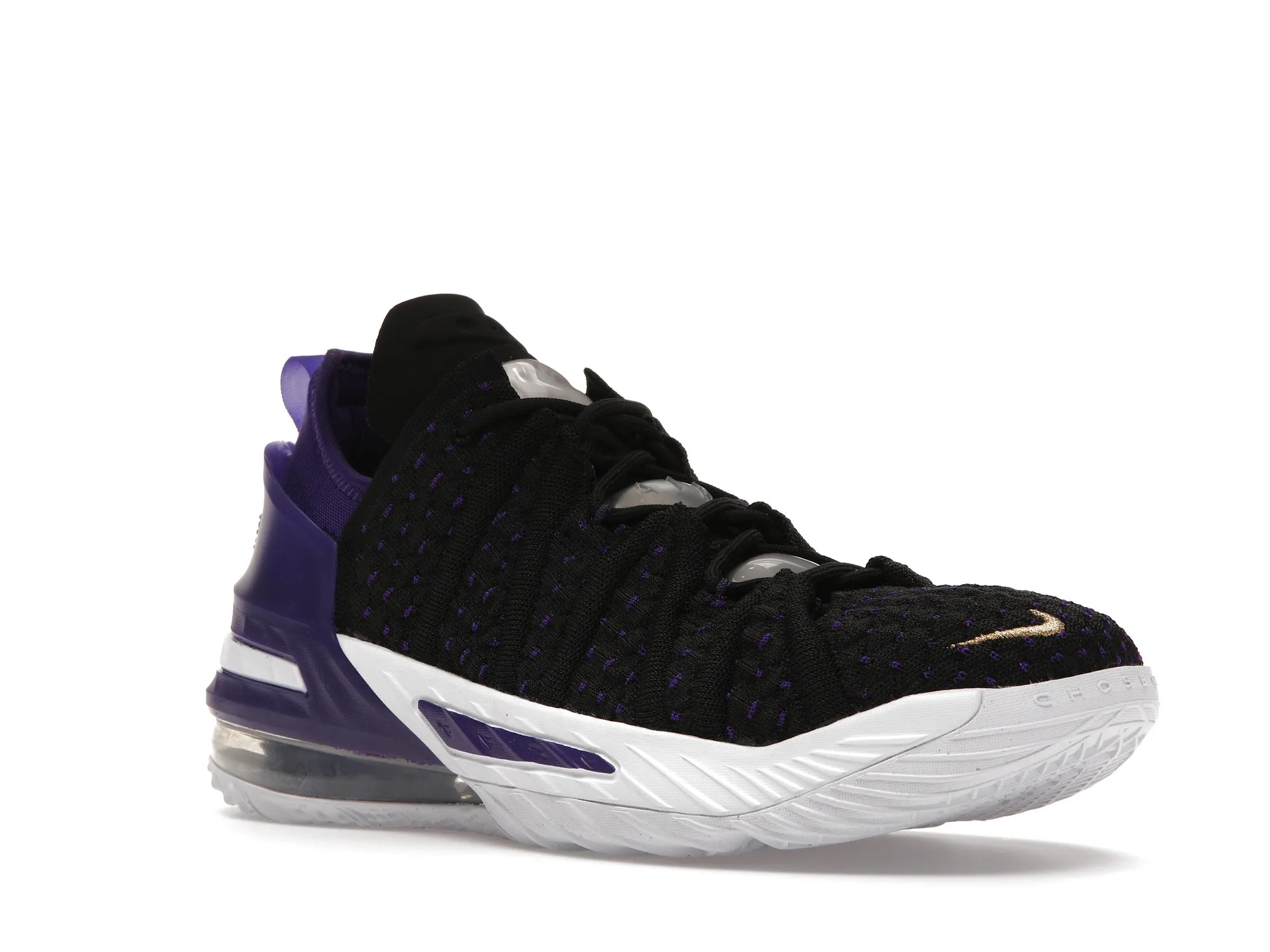 Фото № 4 с приближением к товару «‎Nike LeBron 18 Lakers »