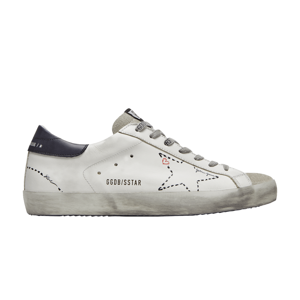 Golden Goose Superstar White Dark Blue