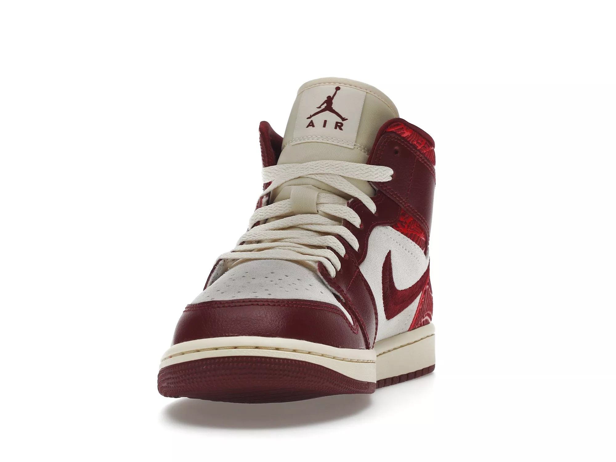 Фото № 2 с приближением к товару «‎Jordan 1 Mid SE Tiki Leaf Team Red »