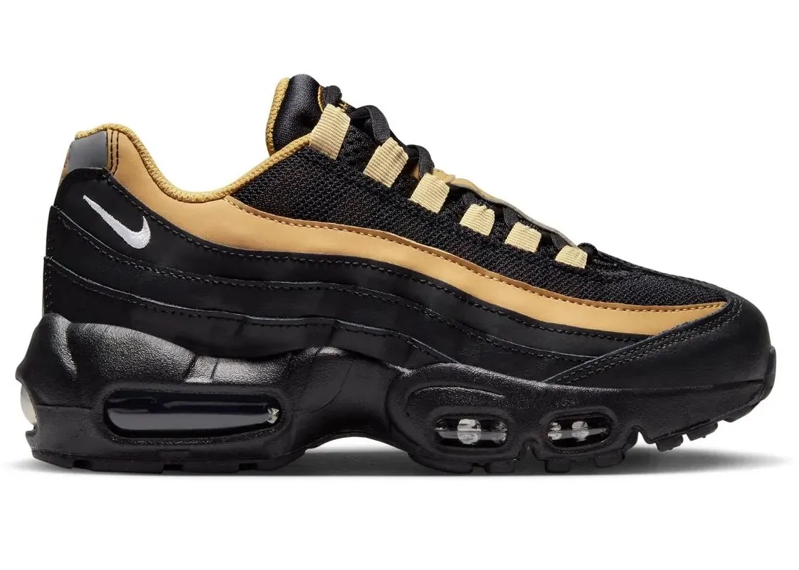 Фото № 1 с приближением к товару «‎Nike Air Max 95 Recraft Black Elemental Gold »