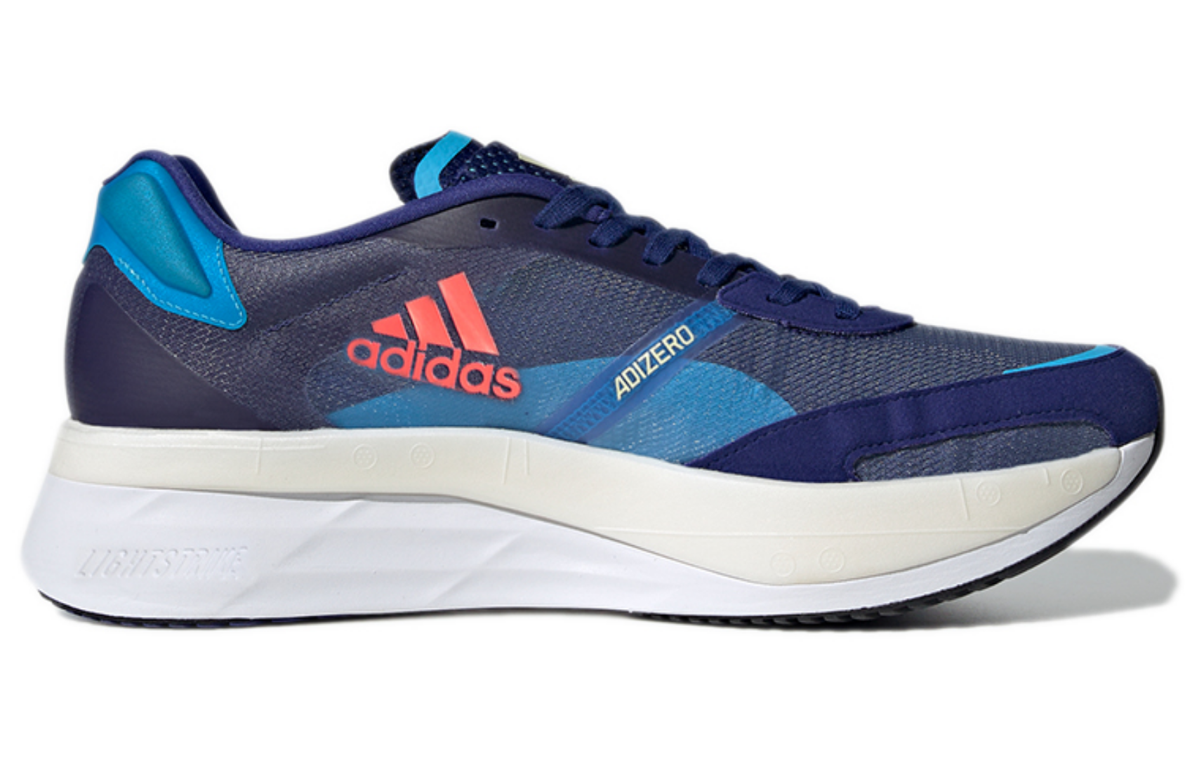 Фото № 2 с приближением к товару «‎Adidas Adizero Boston 10 Running Shoes Blue»