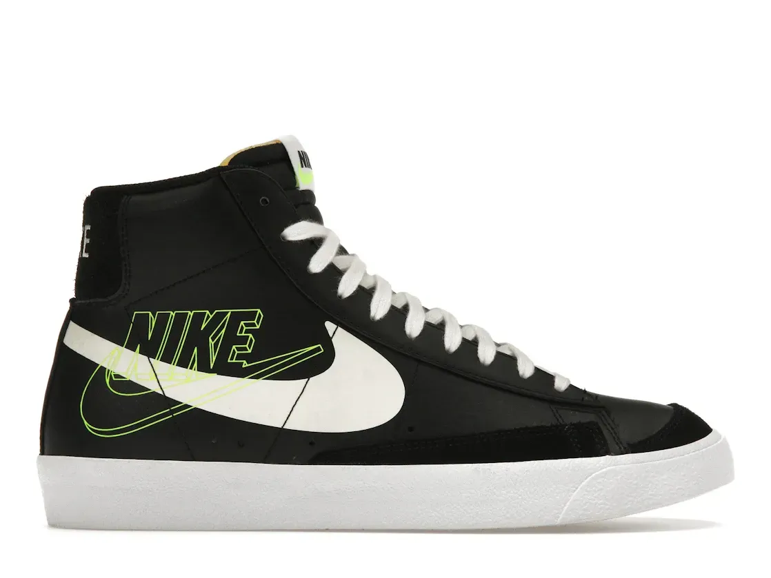 Фото № 1 с приближением к товару «‎Nike Blazer Mid 77 Vintage Reverse Logo Black»