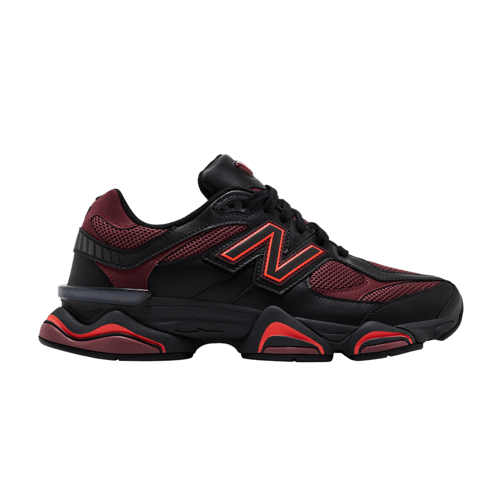 New Balance 9060 Black Washed Burgundy