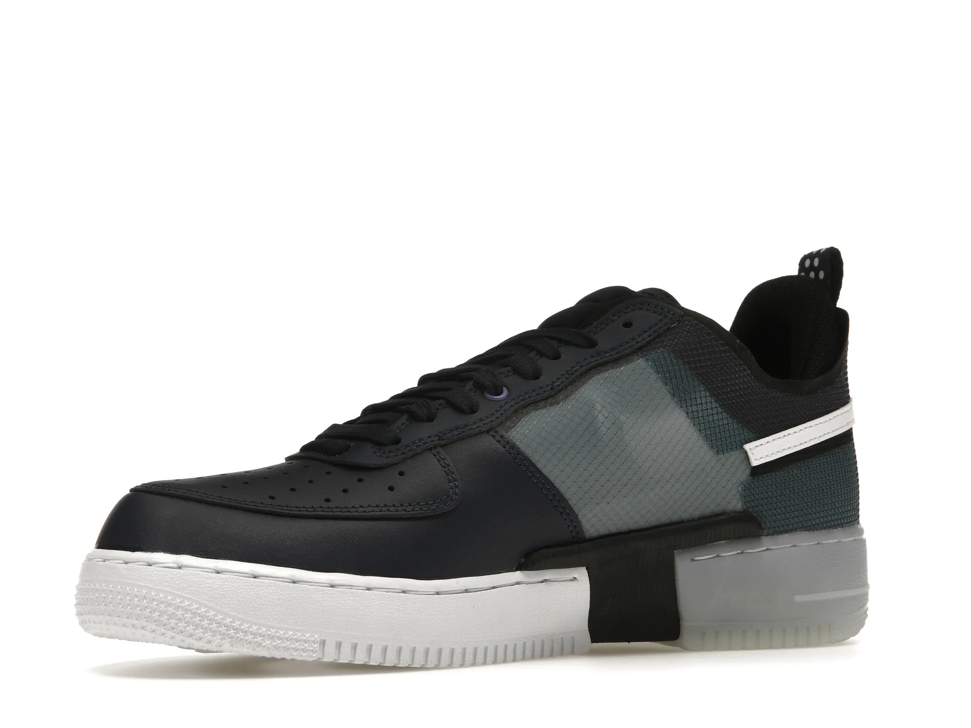 Фото № 4 с приближением к товару «‎Nike Air Force 1 Low React Midnight Navy Teal»